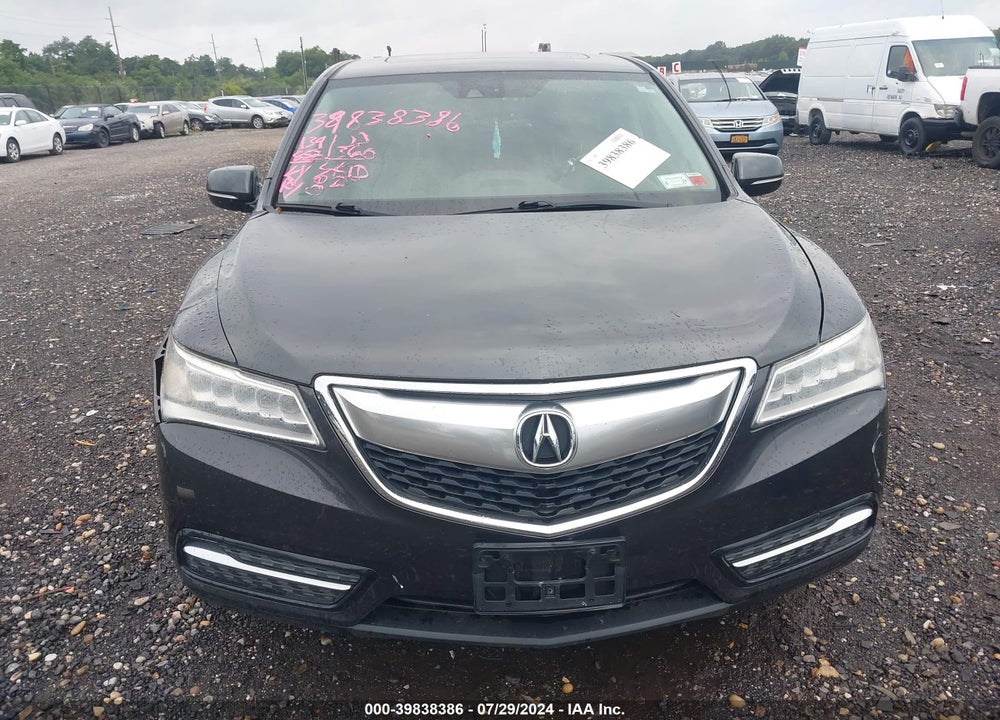2014 ACURA MDX TECHNOLOGY PACKAGE VIN: 5FRYD4H40EB037417