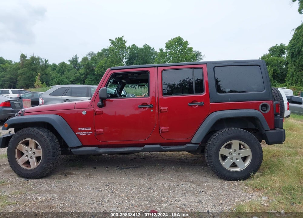 2013 JEEP WRANGLER UNLIMITED SPORT VIN: 1C4BJWDG3DL594782