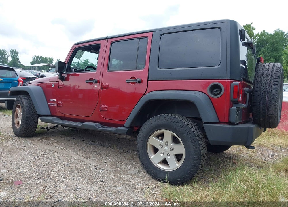 2013 JEEP WRANGLER UNLIMITED SPORT VIN: 1C4BJWDG3DL594782
