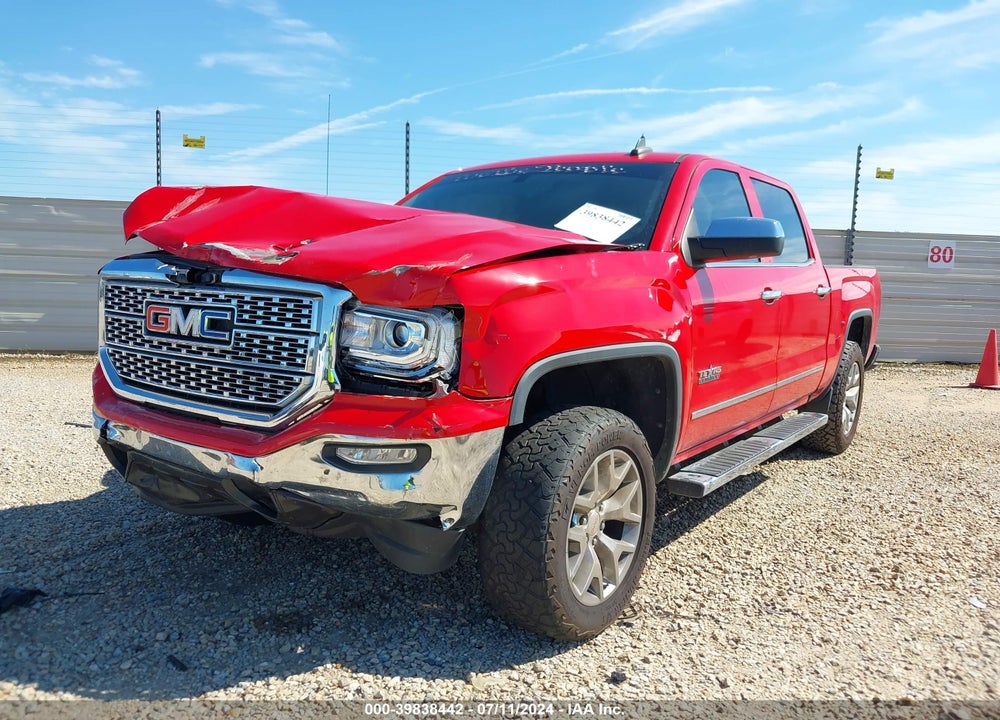 2016 GMC SIERRA 1500 SLT VIN: 3GTP1NEC1GG346429