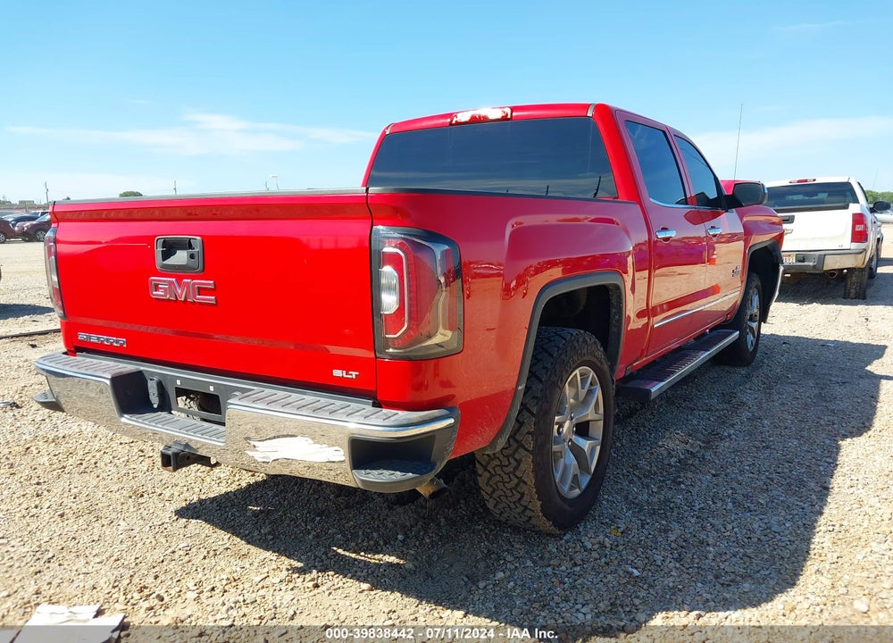 2016 GMC SIERRA 1500 SLT VIN: 3GTP1NEC1GG346429