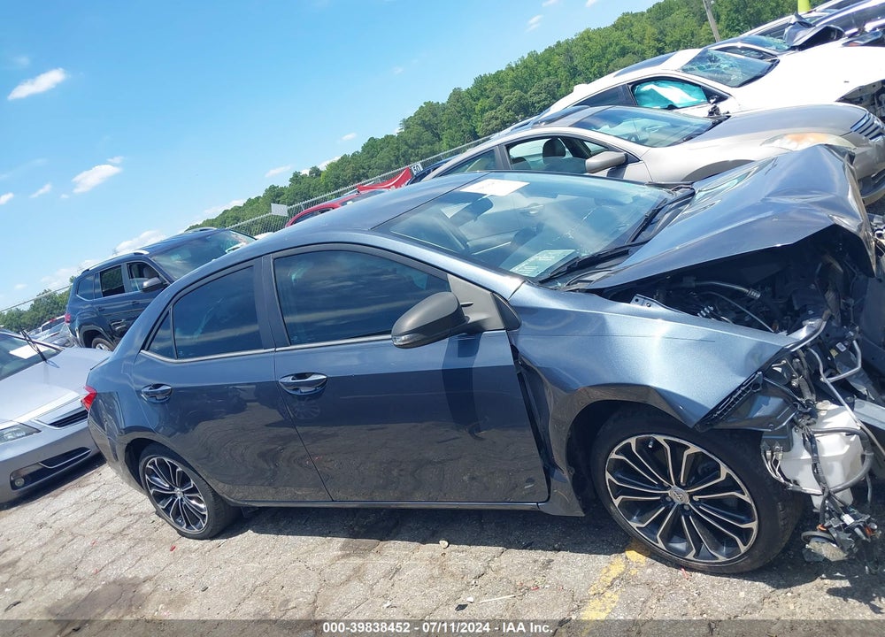 2015 TOYOTA COROLLA S PLUS VIN: 2T1BURHE1FC293472