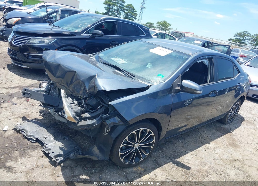 2015 TOYOTA COROLLA S PLUS VIN: 2T1BURHE1FC293472