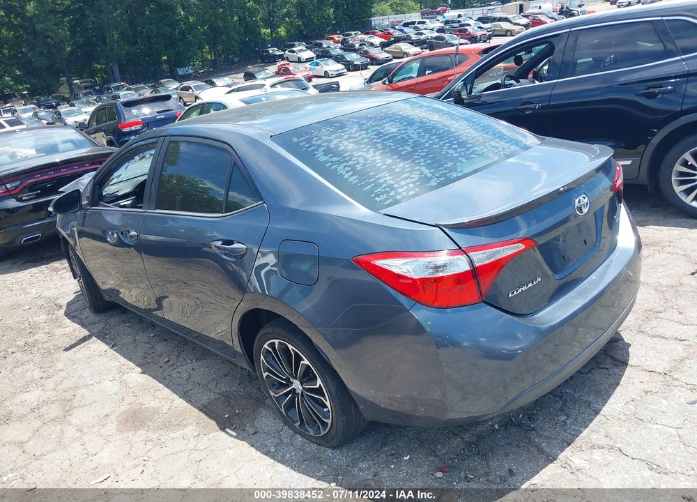 2015 TOYOTA COROLLA S PLUS VIN: 2T1BURHE1FC293472