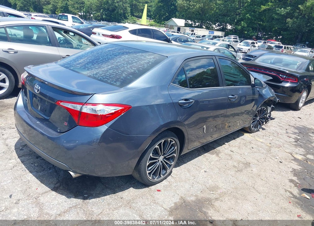 2015 TOYOTA COROLLA S PLUS VIN: 2T1BURHE1FC293472
