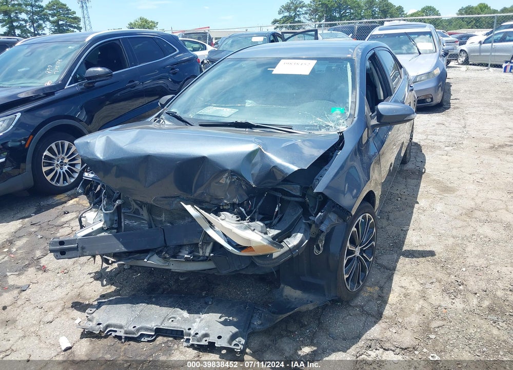 2015 TOYOTA COROLLA S PLUS VIN: 2T1BURHE1FC293472