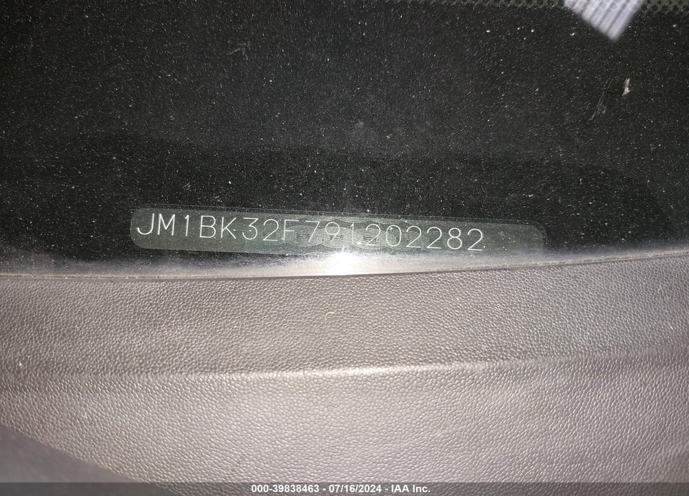 2009 MAZDA 3 I VIN: JM1BK32F791202282
