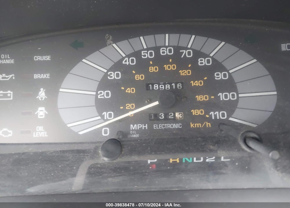 1991 TOYOTA PREVIA LE VIN: JT3AC12R1M0033337