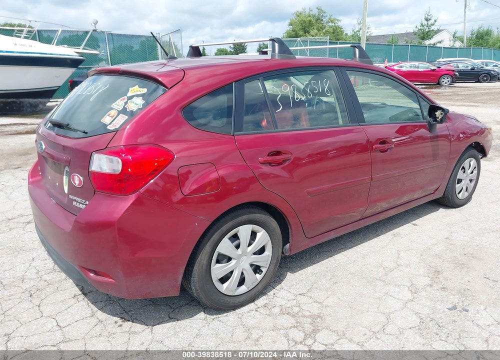 2016 SUBARU IMPREZA 2.0I VIN: JF1GPAA65G8227284