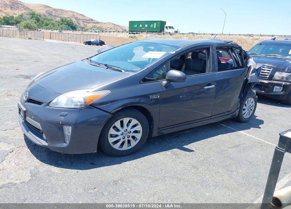 2012 TOYOTA PRIUS PLUG-IN ADVANCED VIN: JTDKN3DP7C3027153