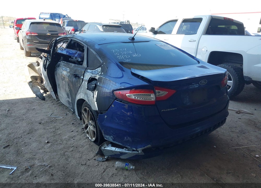 2016 FORD FUSION SE VIN: 1FA6P0H74G5127571