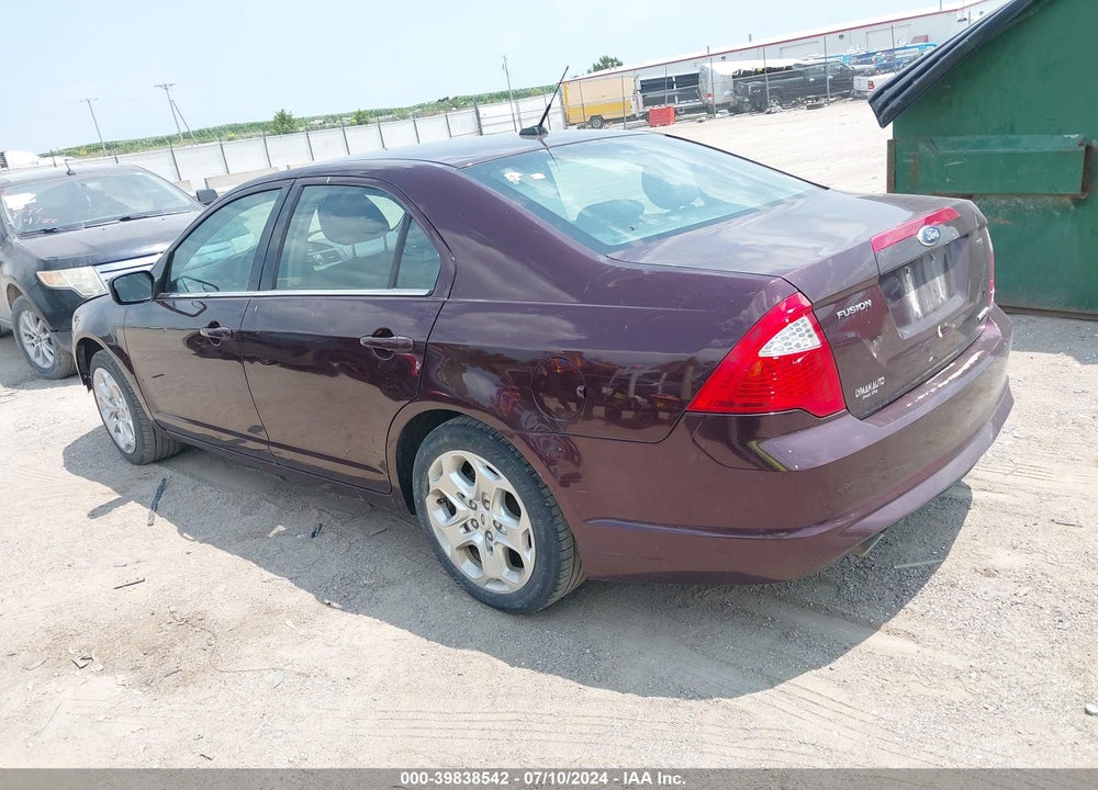 2011 FORD FUSION SE VIN: 3FAHP0HG7BR192736