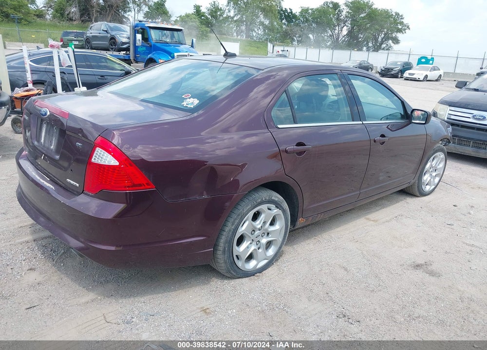 2011 FORD FUSION SE VIN: 3FAHP0HG7BR192736