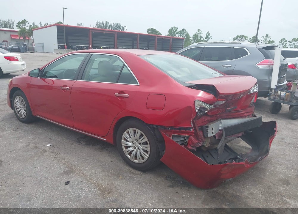 2012 TOYOTA CAMRY LE VIN: 4T4BF1FKXCR182908
