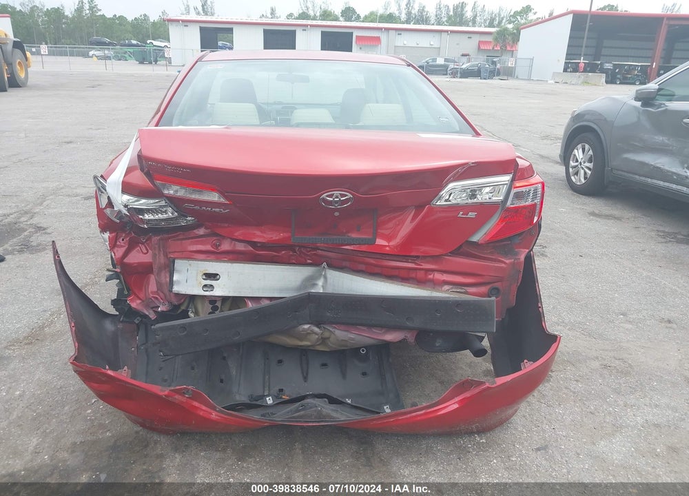 2012 TOYOTA CAMRY LE VIN: 4T4BF1FKXCR182908