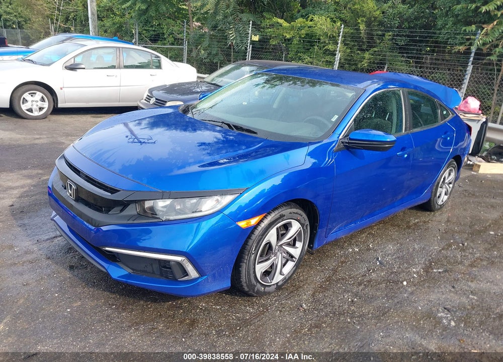 2020 HONDA CIVIC LX VIN: 2HGFC2F63LH576398