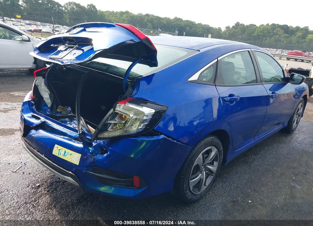 2020 HONDA CIVIC LX VIN: 2HGFC2F63LH576398