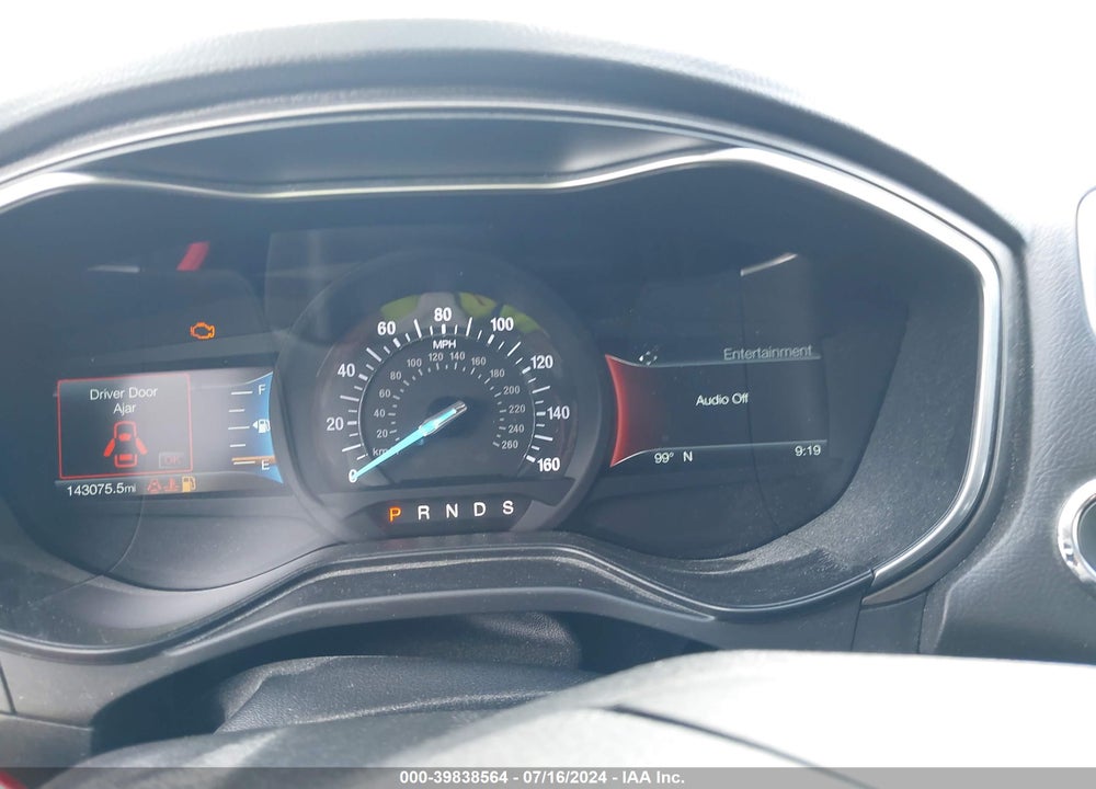 2019 FORD FUSION VIN: 3FA6P0HD9KR171688