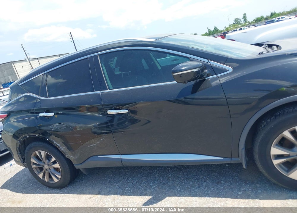 2015 NISSAN MURANO SL VIN: 5N1AZ2MG1FN211454