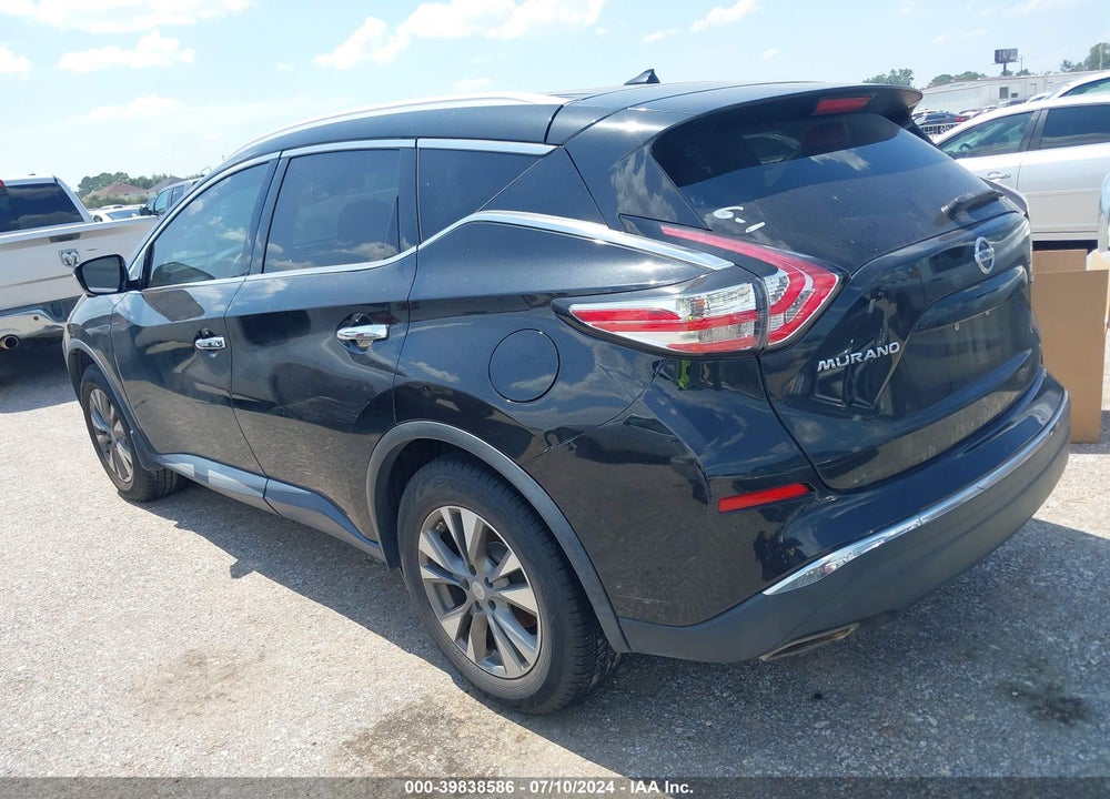 2015 NISSAN MURANO SL VIN: 5N1AZ2MG1FN211454