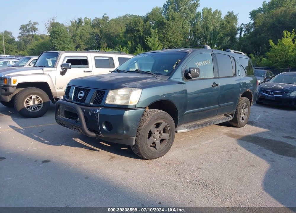 2004 NISSAN PATHFINDER ARMADA SE VIN: 5N1AA08B44N736192