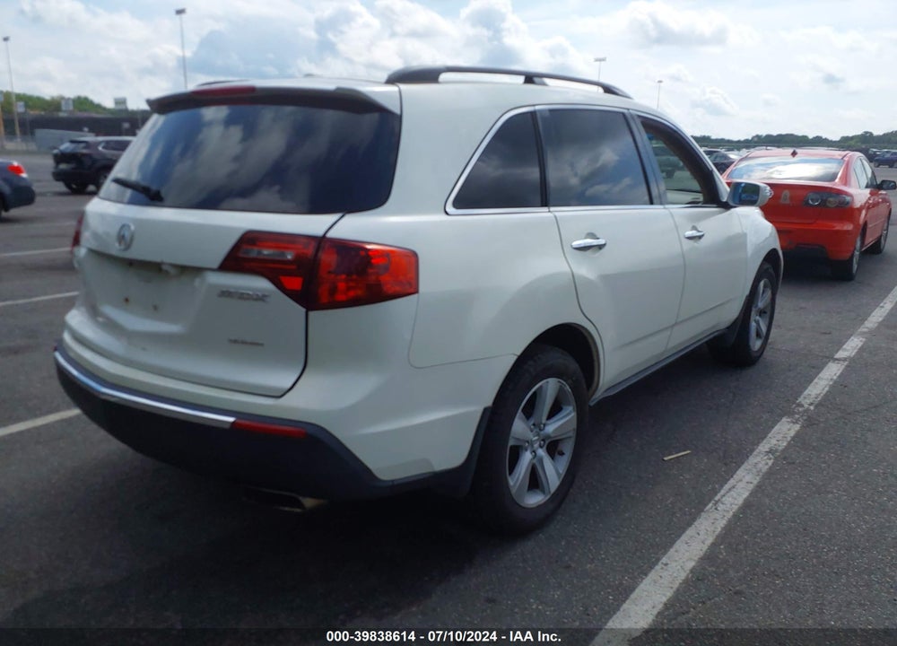 2010 ACURA MDX TECHNOLOGY PACKAGE VIN: 2HNYD2H60AH516202
