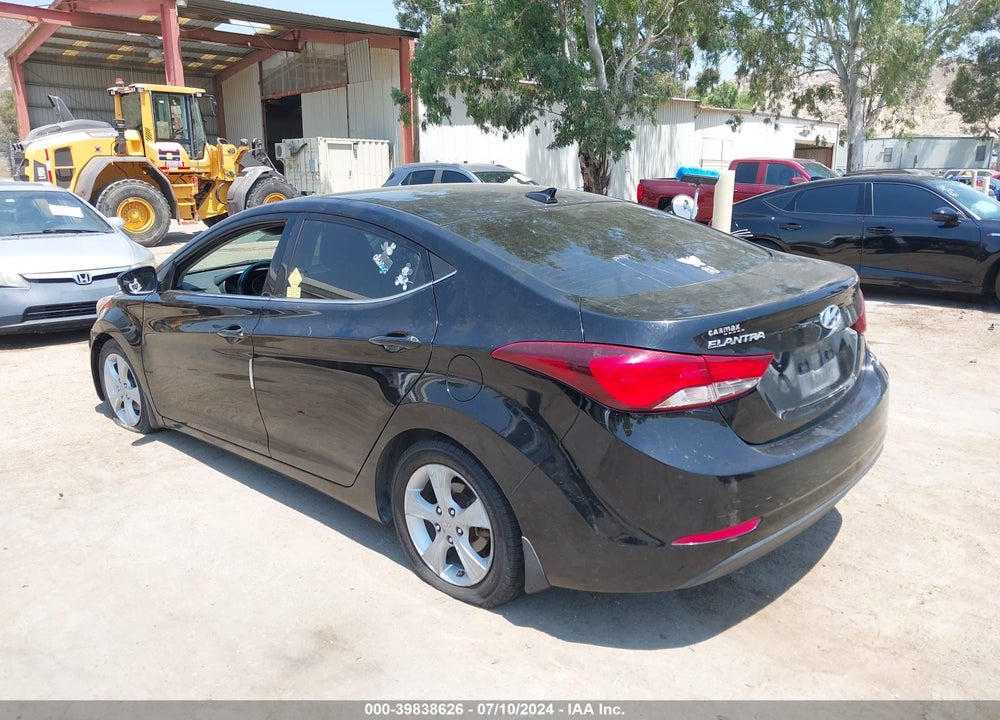 2016 HYUNDAI ELANTRA VALUE EDITION VIN: KMHDH4AE3GU604670