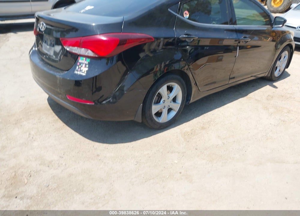 2016 HYUNDAI ELANTRA VALUE EDITION VIN: KMHDH4AE3GU604670