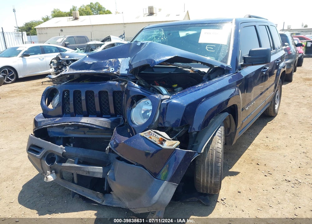 2016 JEEP PATRIOT SPORT VIN: 1C4NJRBBXGD557135