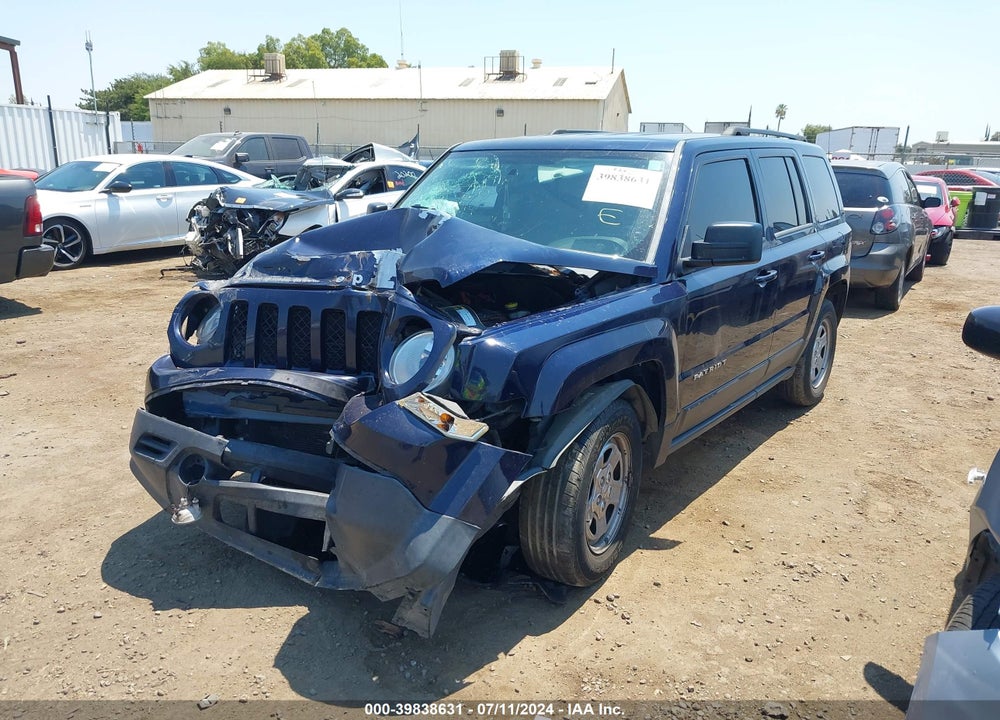 2016 JEEP PATRIOT SPORT VIN: 1C4NJRBBXGD557135