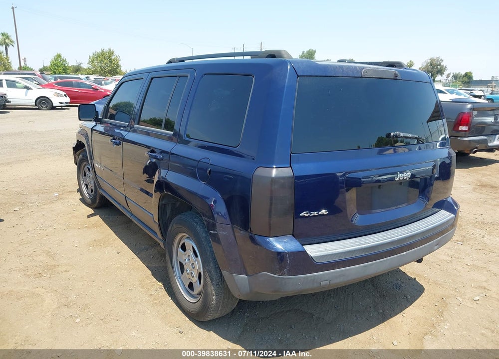 2016 JEEP PATRIOT SPORT VIN: 1C4NJRBBXGD557135