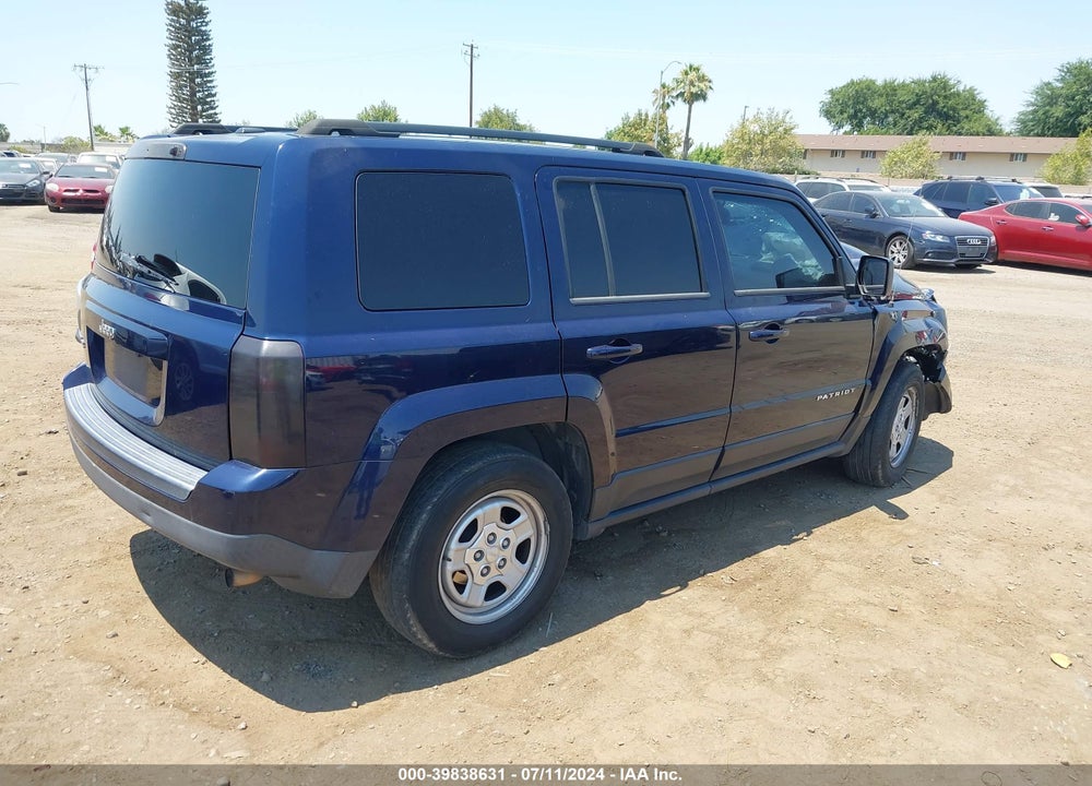 2016 JEEP PATRIOT SPORT VIN: 1C4NJRBBXGD557135