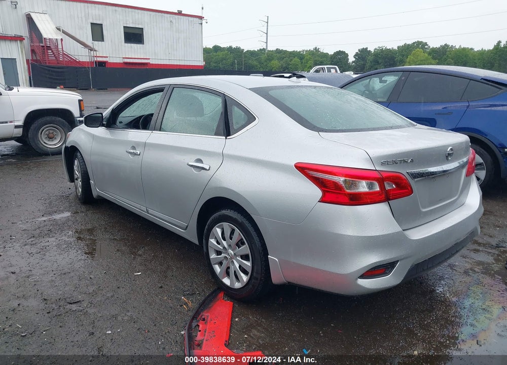 2017 NISSAN SENTRA SV VIN: 3N1AB7APXHY272840
