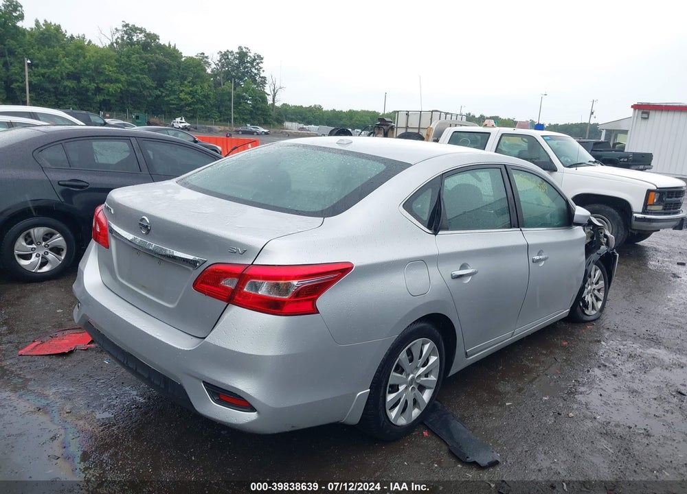 2017 NISSAN SENTRA SV VIN: 3N1AB7APXHY272840