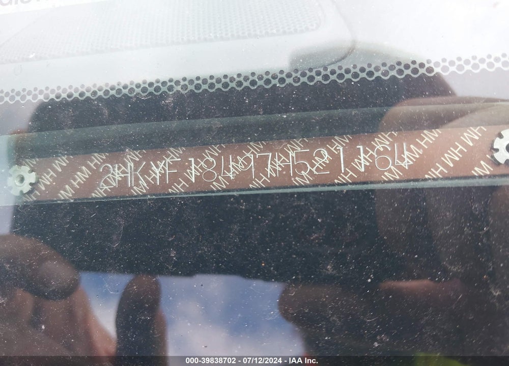 2007 HONDA PILOT EX VIN: 2HKYF18497H521164