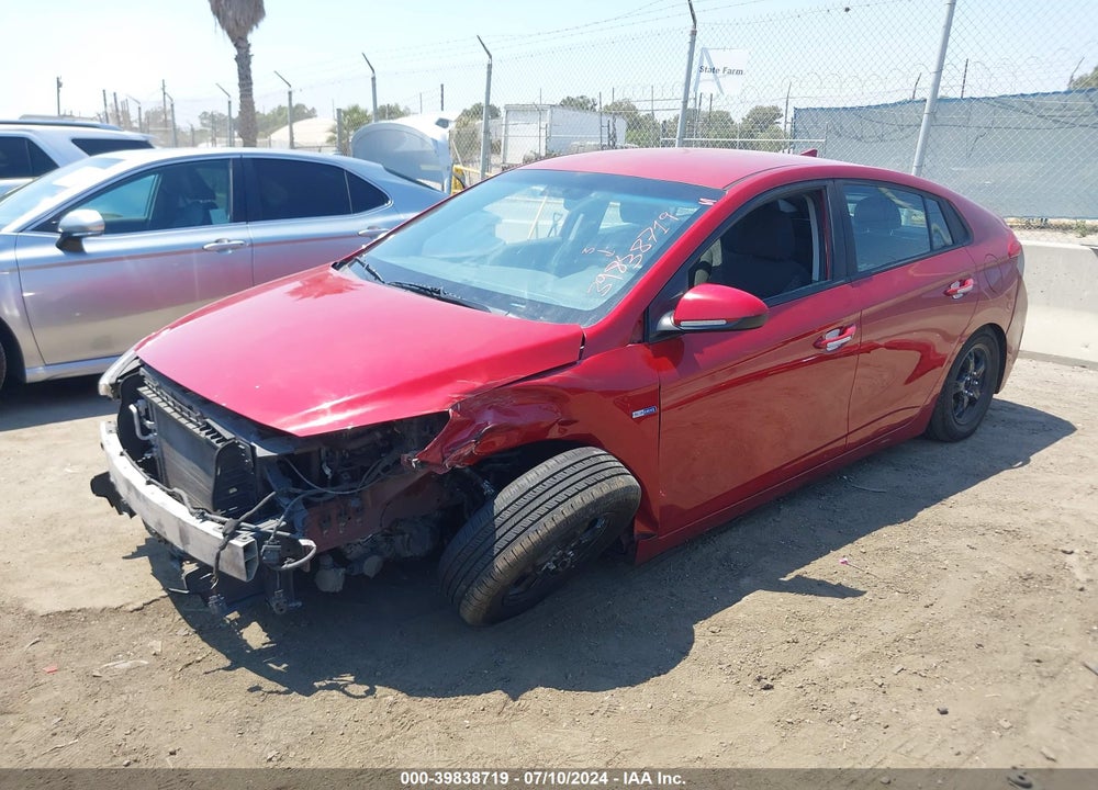 2019 HYUNDAI IONIQ HYBRID BLUE VIN: KMHC65LCXKU179931
