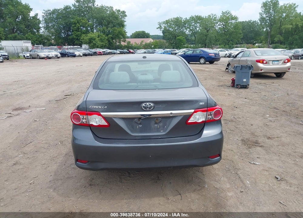2013 TOYOTA COROLLA LE VIN: 2T1BU4EE6DC932126