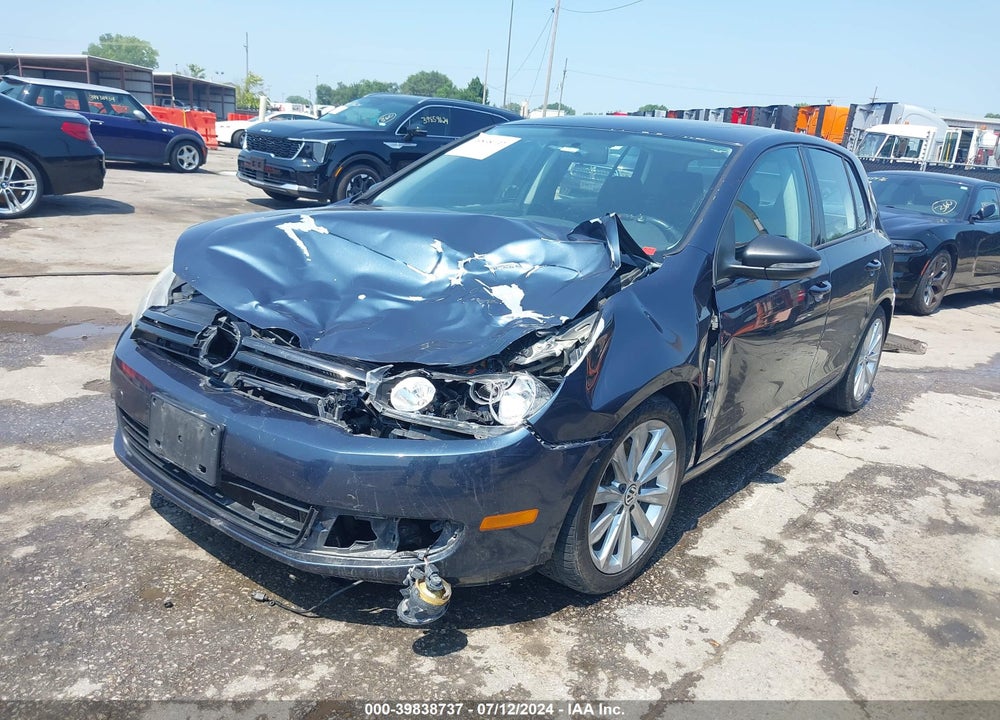 2012 VOLKSWAGEN GOLF TDI 4-DOOR VIN: WVWDM7AJ4CW192255