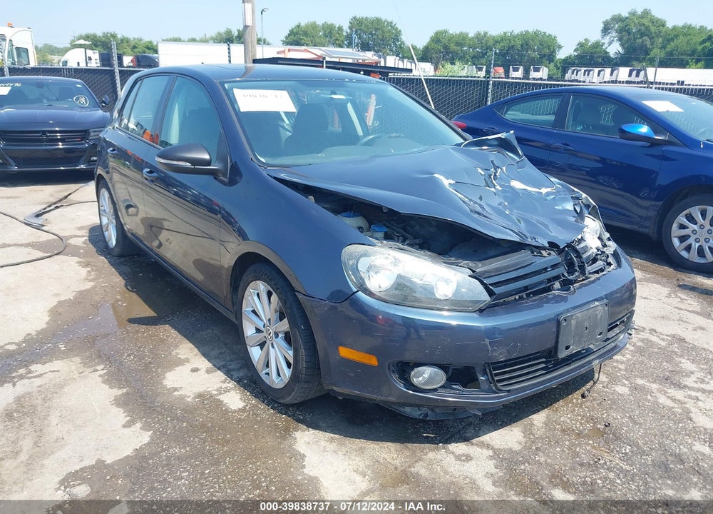 2012 VOLKSWAGEN GOLF TDI 4-DOOR VIN: WVWDM7AJ4CW192255
