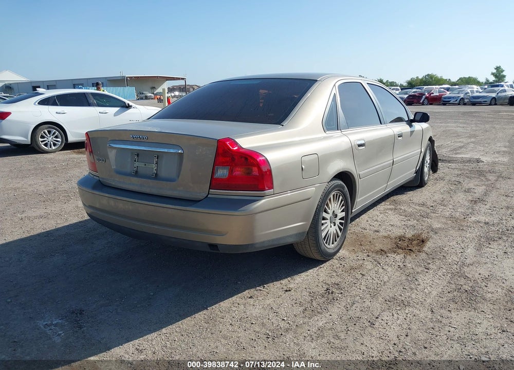 2004 VOLVO S80 2.9 VIN: YV1TS92D041354316