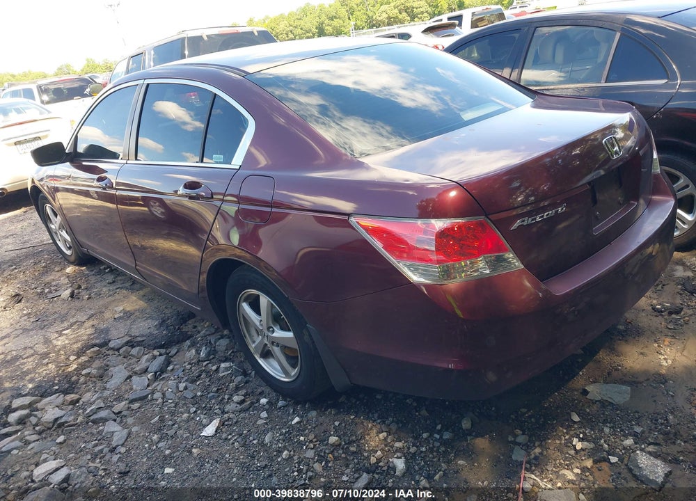 2009 HONDA ACCORD 2.4 LX VIN: 1HGCP26379A191933