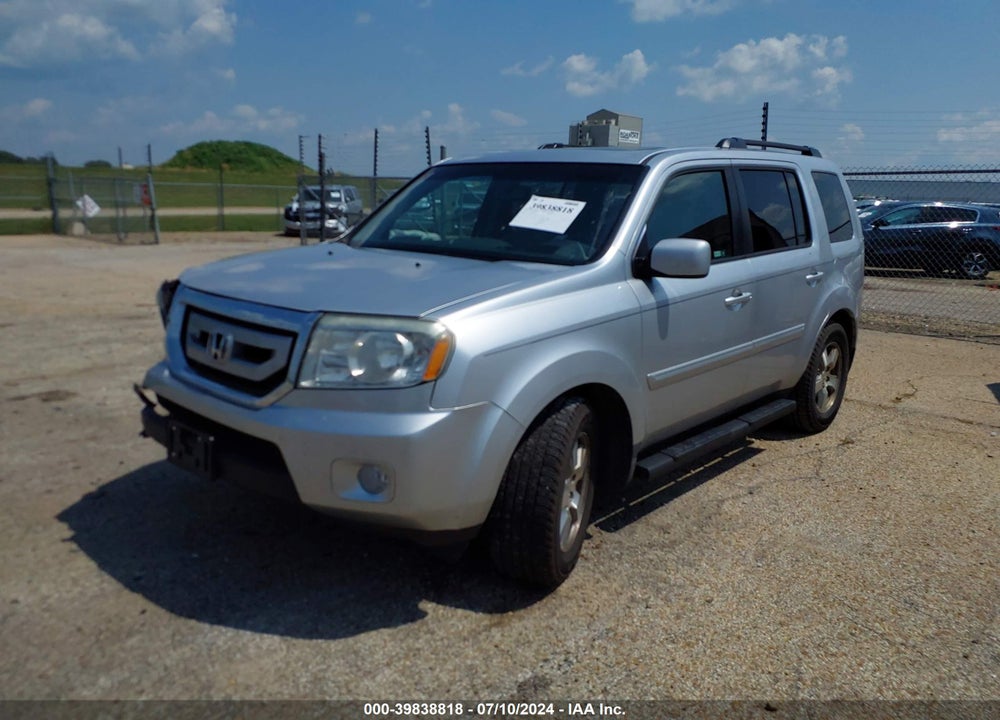 2010 HONDA PILOT EX-L VIN: 5FNYF4H57AB012044