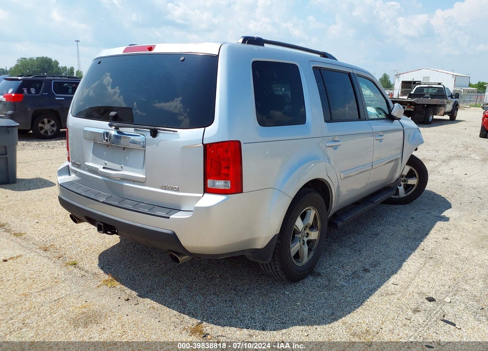 2010 HONDA PILOT EX-L VIN: 5FNYF4H57AB012044