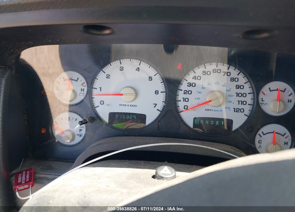 2005 DODGE RAM 1500 SLT/LARAMIE VIN: 1D7HU18D25S183861