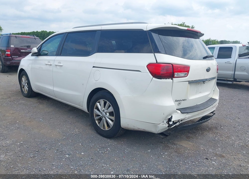 2015 KIA SEDONA LX VIN: KNDMB5C11F6053499