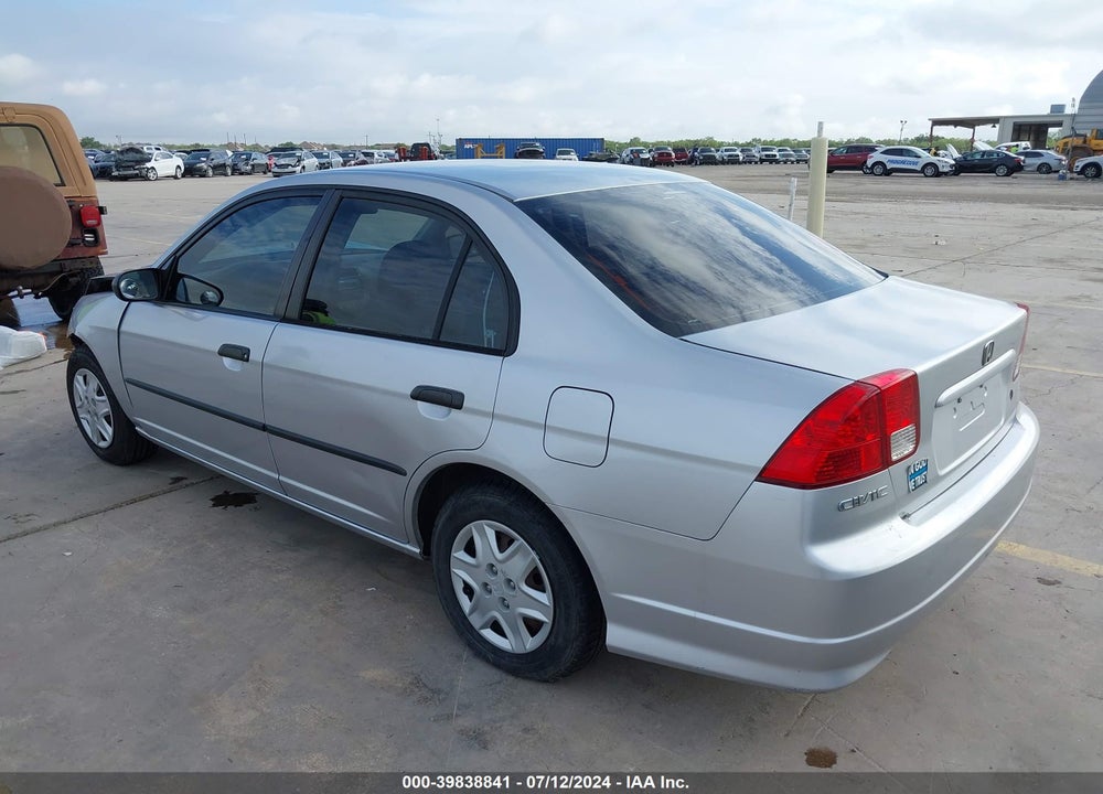 2005 HONDA CIVIC VP VIN: 2HGES16325H608517