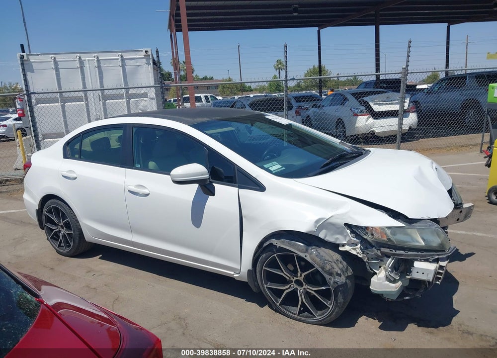 2014 HONDA CIVIC LX VIN: 19XFB2E52EE078637