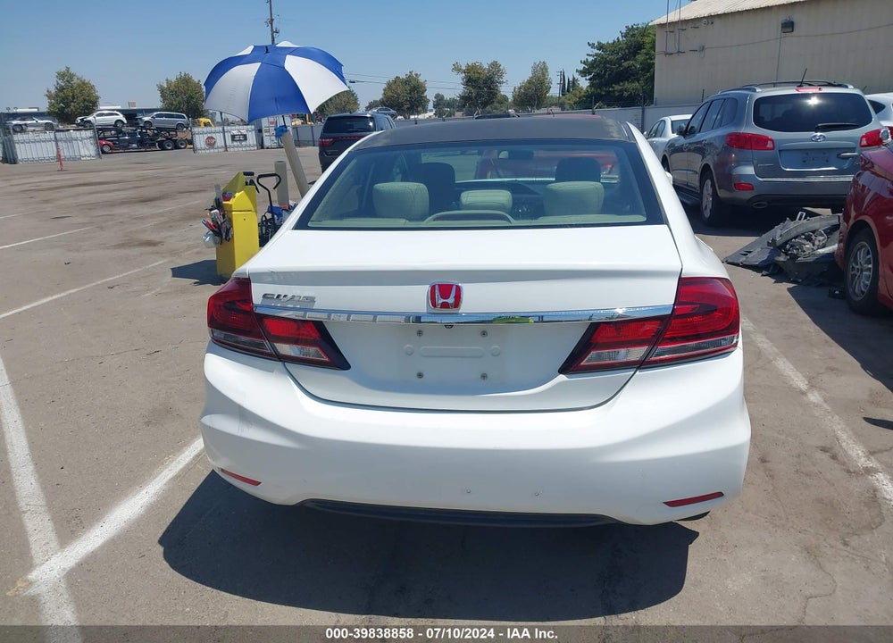 2014 HONDA CIVIC LX VIN: 19XFB2E52EE078637