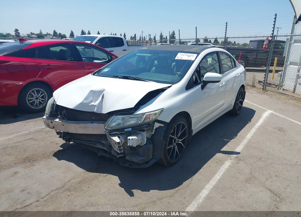 2014 HONDA CIVIC LX VIN: 19XFB2E52EE078637