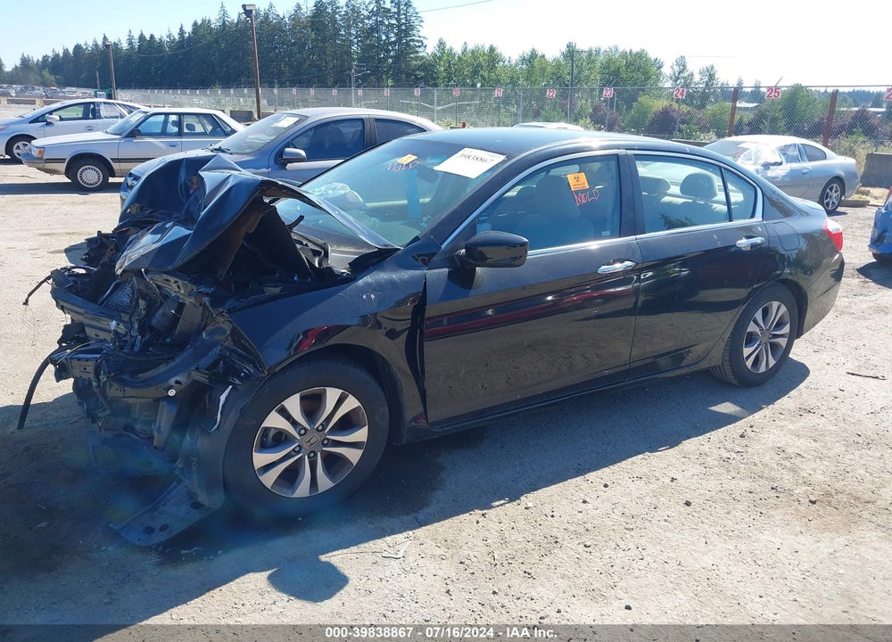 2015 HONDA ACCORD LX VIN: 1HGCR2F30FA002075